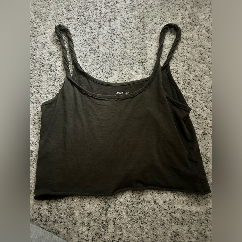 NWOT Aerie Twist Strap Flowy Tank Top